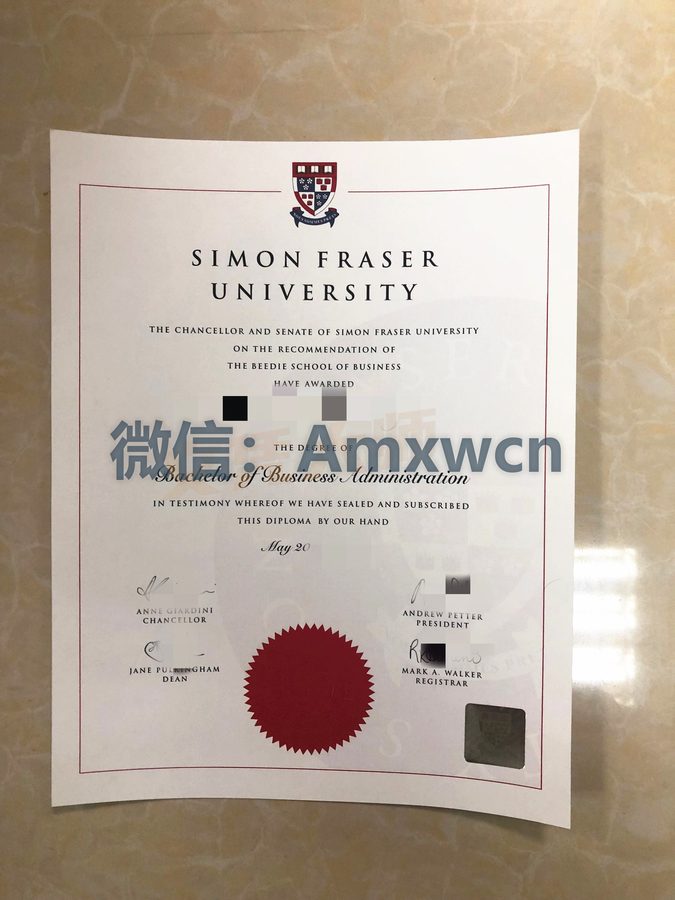 西蒙菲莎大学毕业证案例实拍