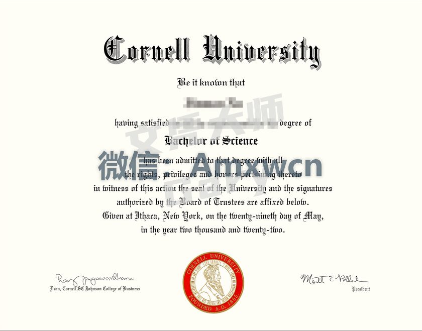 康奈尔大学毕业证案例实拍